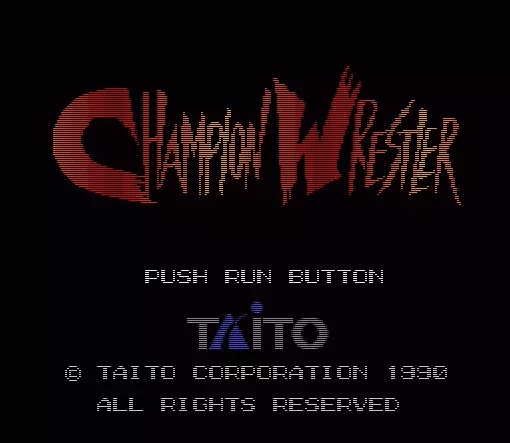 Image n° 1 - screenshots  : Champion Wrestler